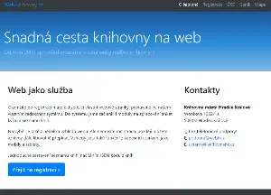 Screenshot WebKnihovny.cz